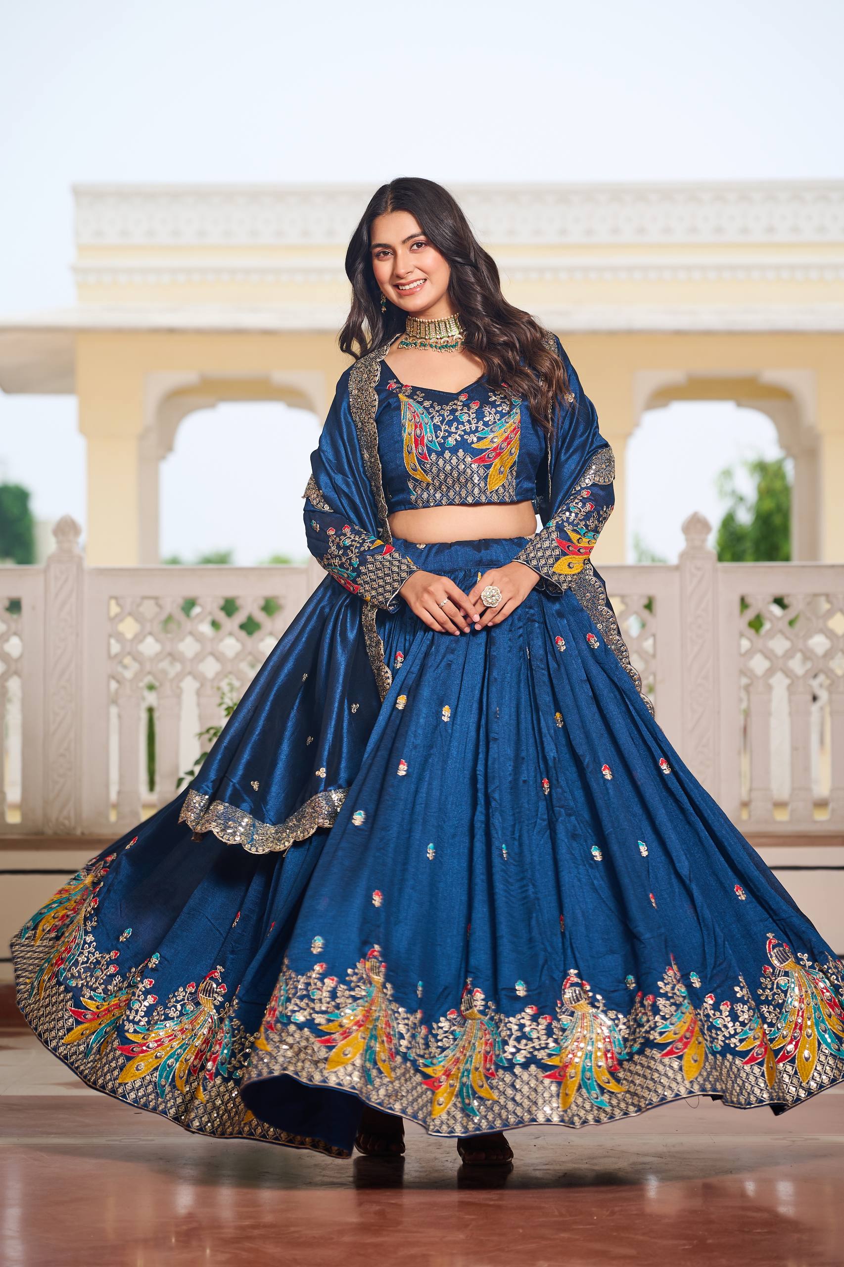 Designer festival lahenga choli