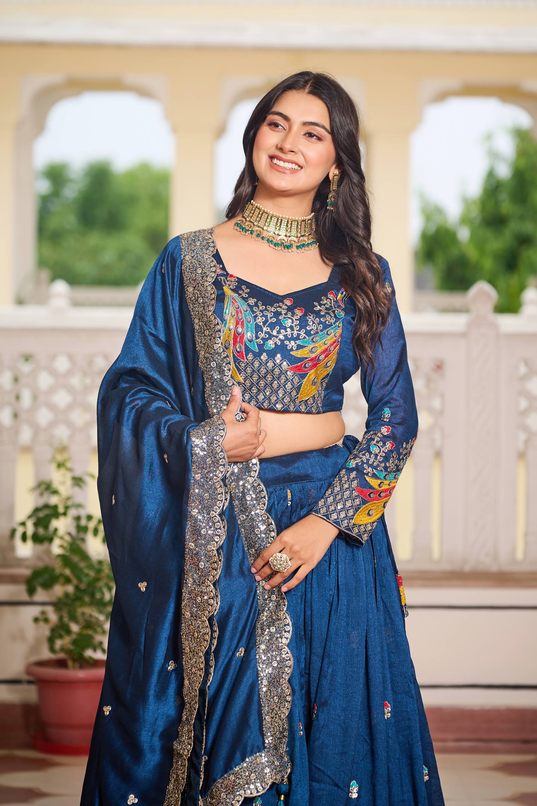 Designer festival lahenga choli