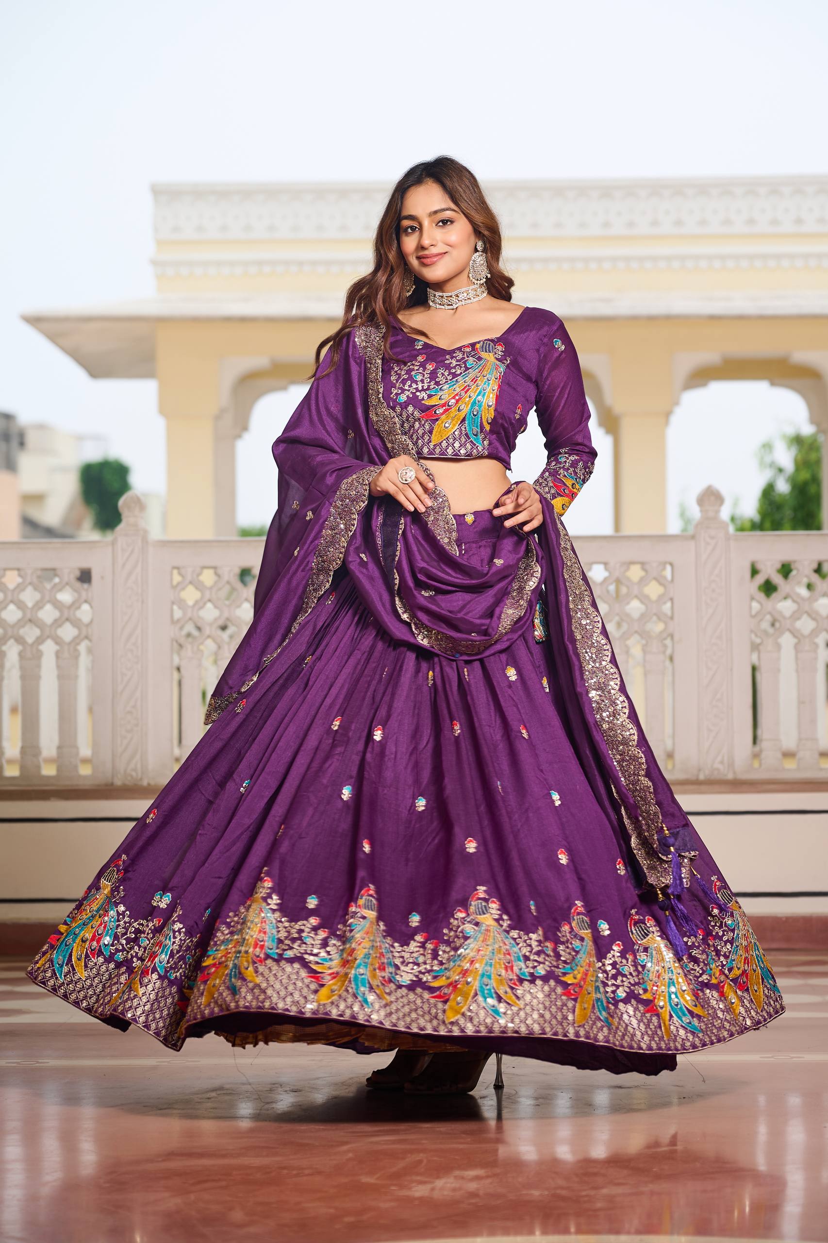 Designer festival lahenga choli