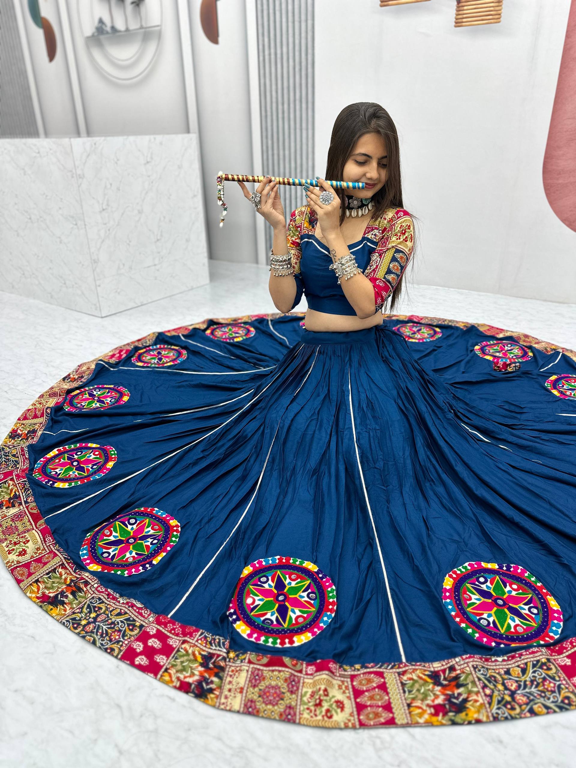 Navratri Special Pure Cotton Lehenga Choli