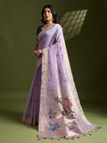 Premium soft muga cotton paithani saree