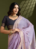 Premium soft muga cotton paithani saree