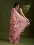 Premium soft muga cotton paithani saree