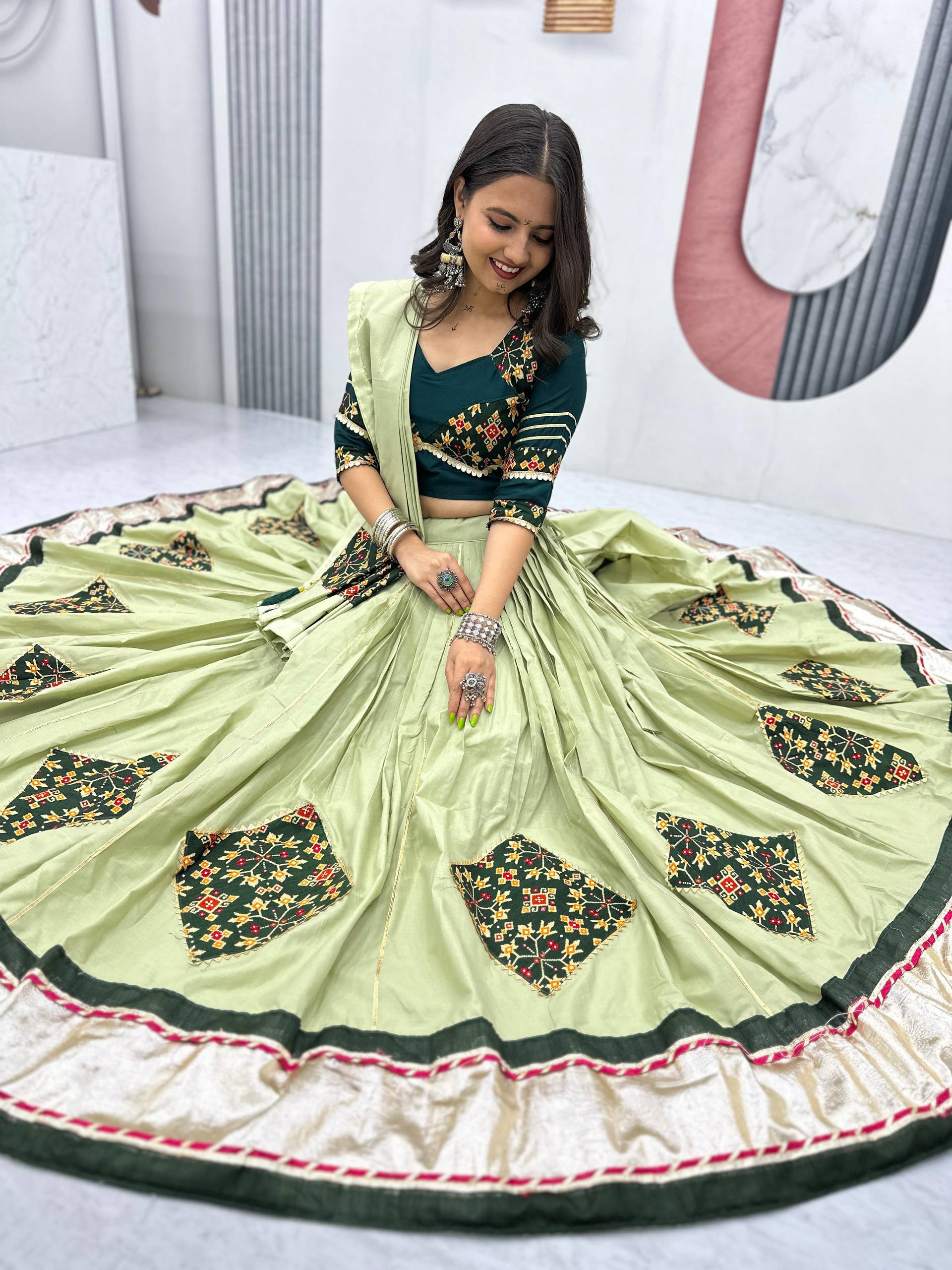 Navratri Special Pure Cotton Lehenga Choli