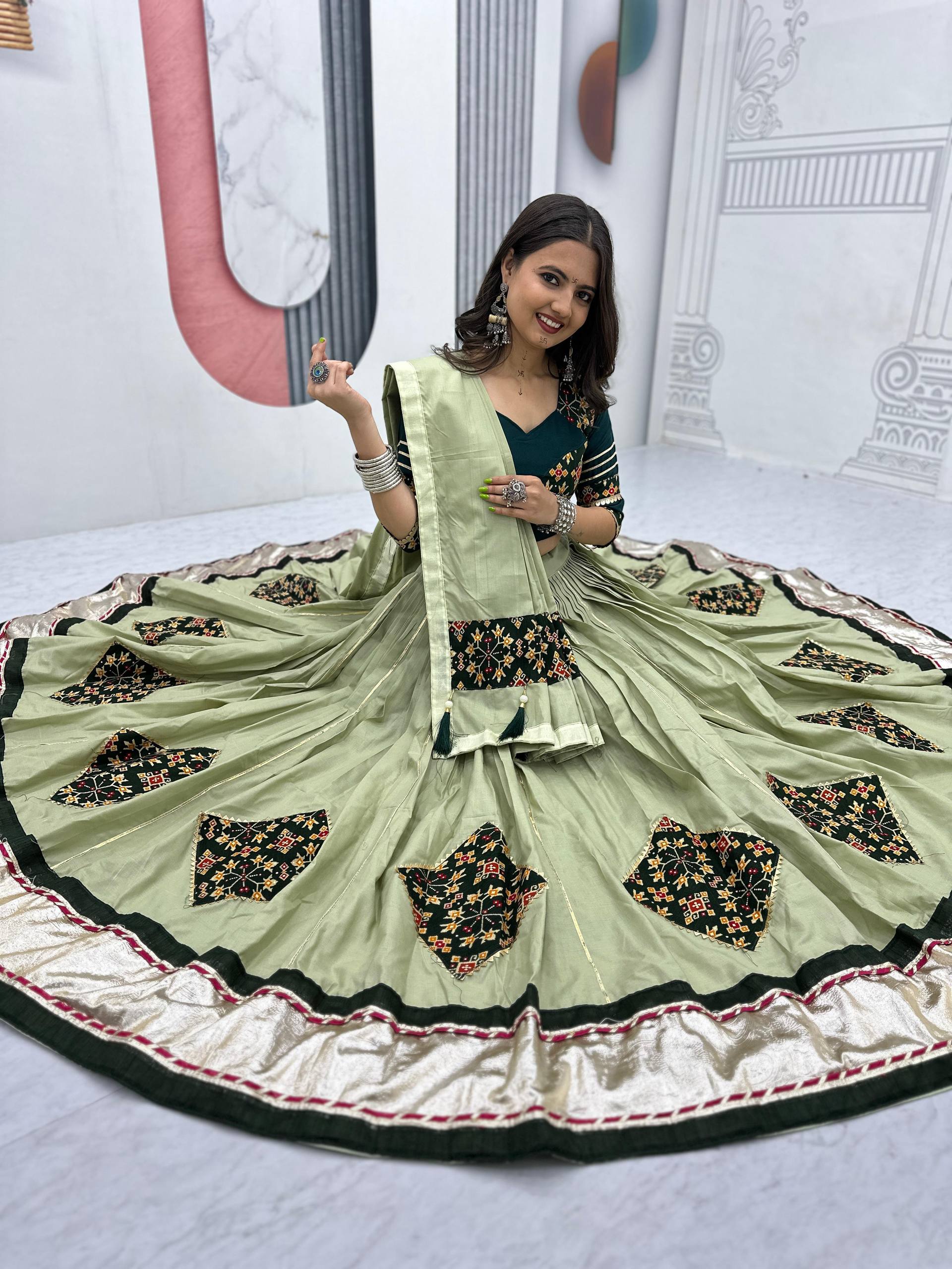 Navratri Special Pure Cotton Lehenga Choli