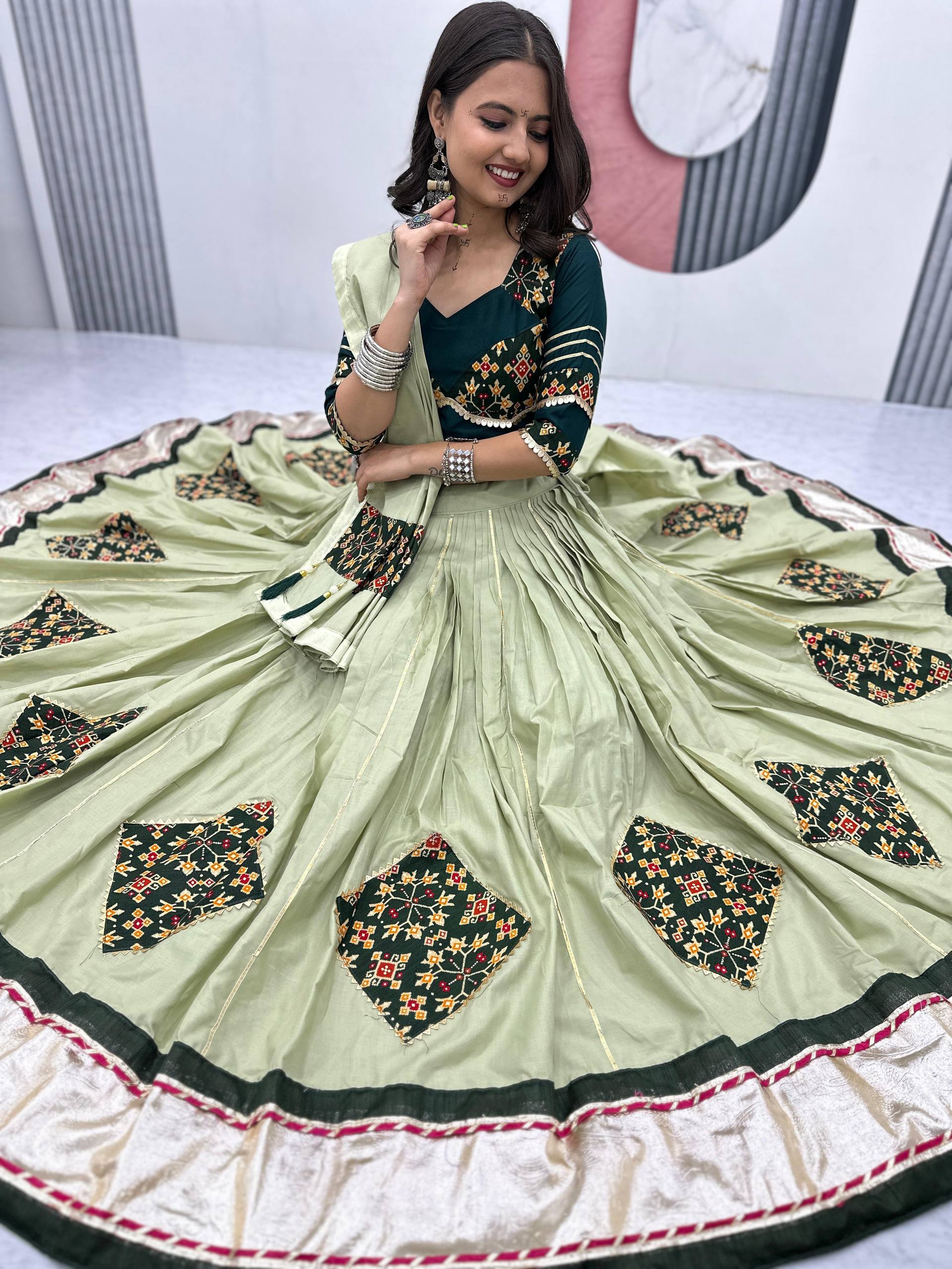 Navratri Special Pure Cotton Lehenga Choli