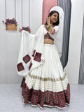 Navratri Special Gamthi work Lehenga choli