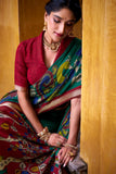 Viscos chanderi  premium silk saree
