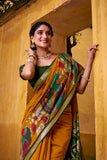Viscos chanderi  premium silk saree