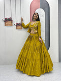 New jacket lahenga choli