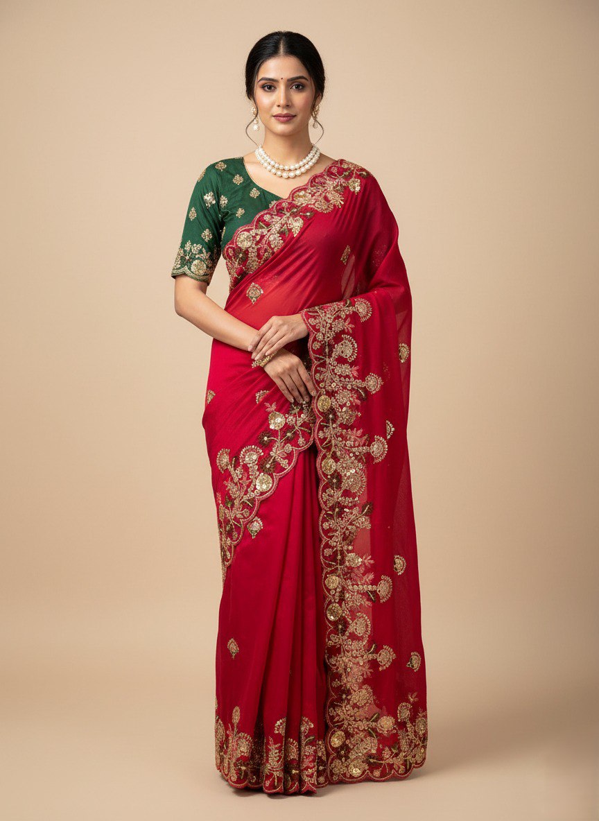 New designer premium saree